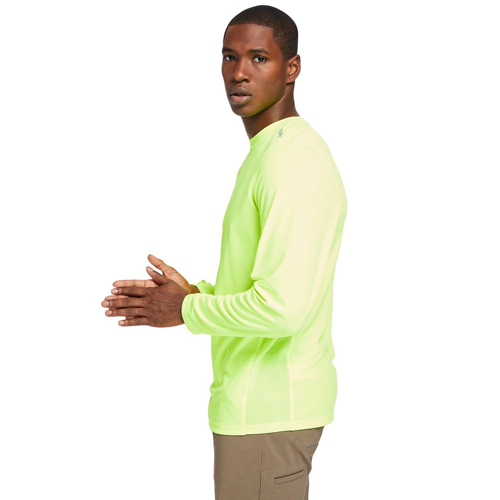 Timberland Mens T-Shirts PRO® Wicking Good Long Sleeve - Green - India RO6321570